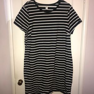 Old Navy Stripe T-Shirt Dress, Size XXL